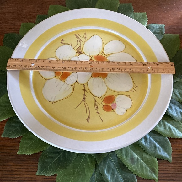 VTG ‘70s Stoneware 12” Platter - Picture 8 of 8